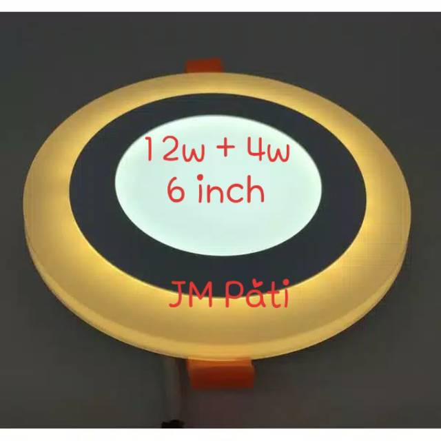 Downlight Led Panel 2 warna 12w + 4w