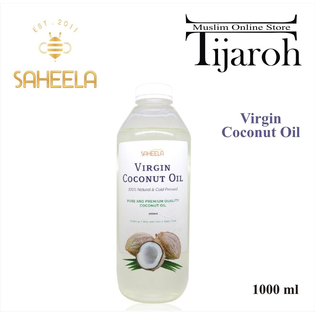 

Virgin Coconut Oil VCO Saheela 1000ml - Minyak Kelapa Murni