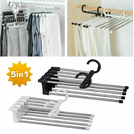 Hanger 5 In 1 Serbaguna Stainless Murah