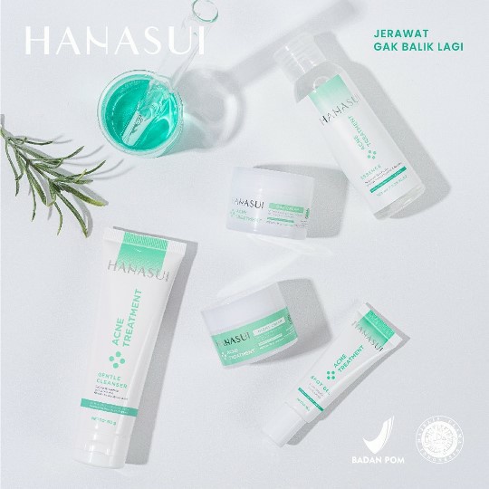 Hanasui Acne Treatment Series Menuntaskan Jerawat Diwajah