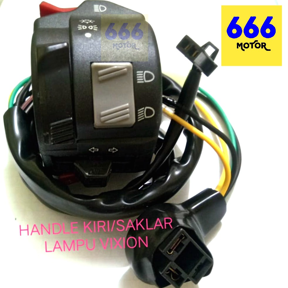 666MOTOR HOLDER SAKLAR KIRI LH YAMAHA VIXION