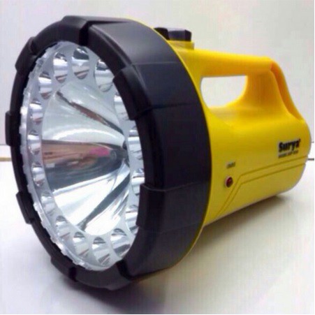Senter Halogen 15W + 16 LED Waterproof & Tembus Kabut - SURYA SSP 1516