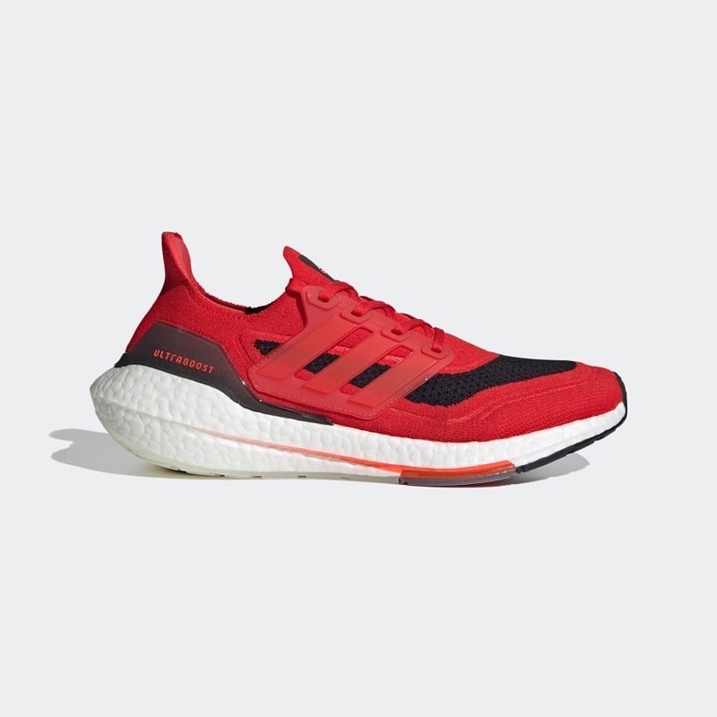 Adidas Ultraboost 21 Shoes Vivid Red Original