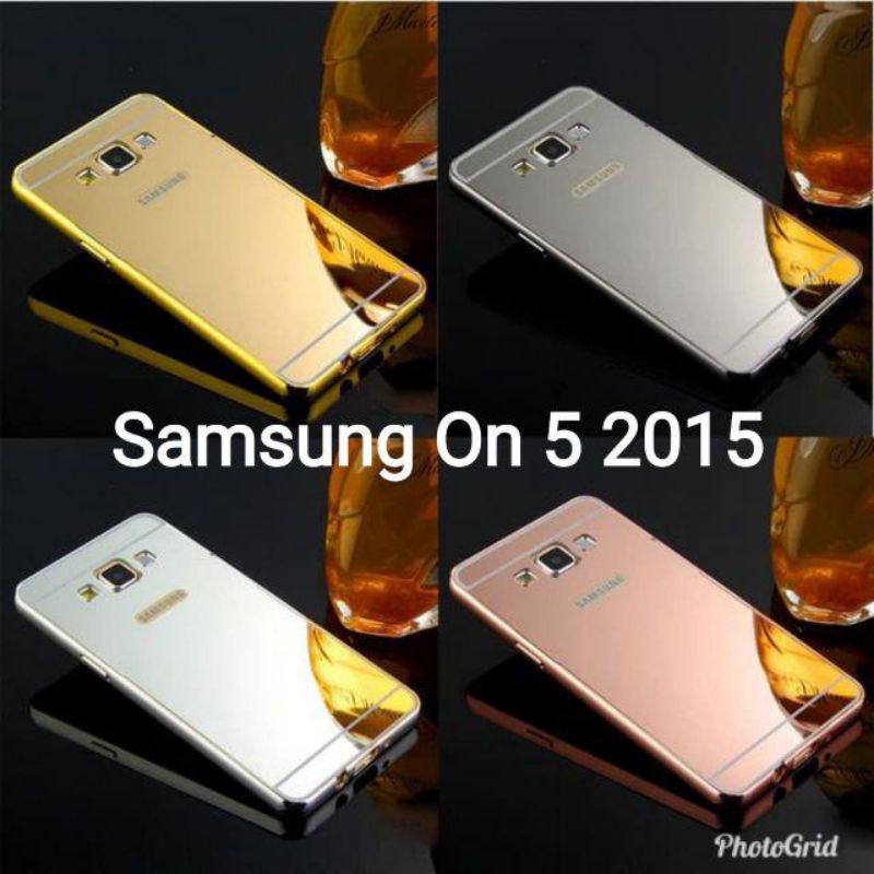 Case mirror Samsung Note 5 N920 . On 5 / On5 2015 bumper slide mirror hardcase cover