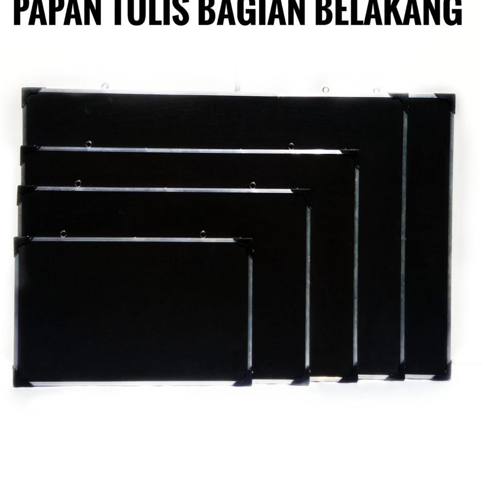 

Gi8Code White Board/Papan Tulis Dua Sisi Spidol dan Kapur 50 X 70 cm(paling laris)S5G3