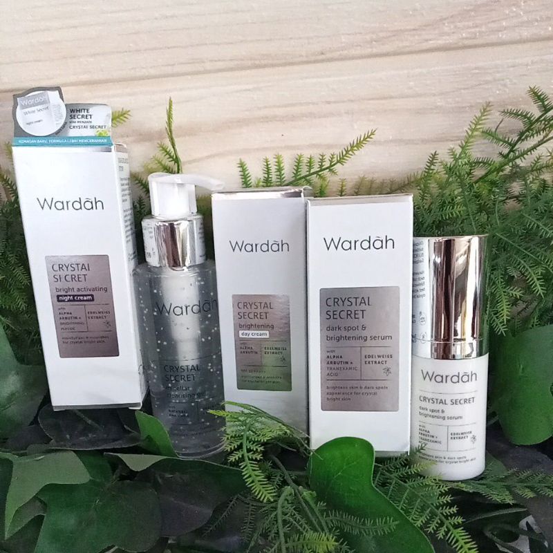 Paket Wardah Cristal screet /PAKET WARDAH GLOWING MINI