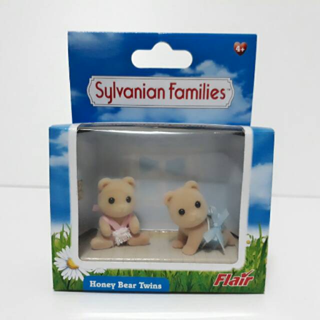 Sylvanian Honey Bear Twins Flair
