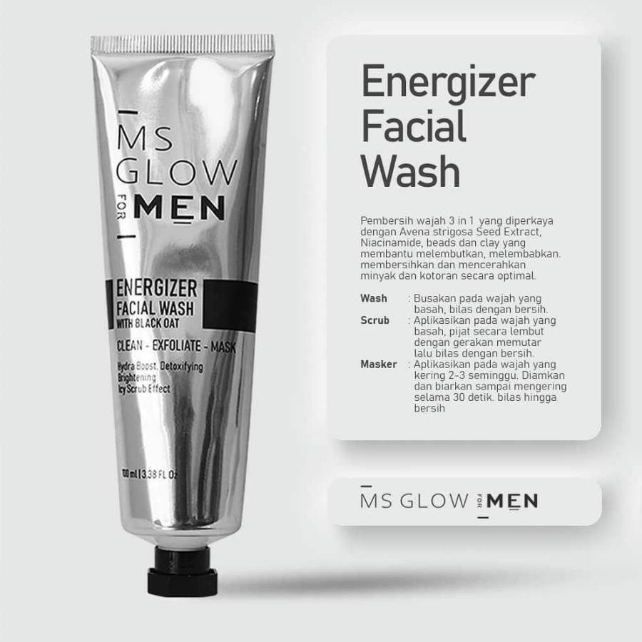 facial wash ms glow men - Facial wash Men