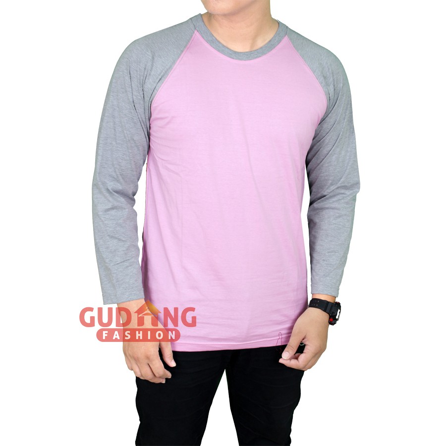 Raglan Tshirt Pria Panjang PLS 164