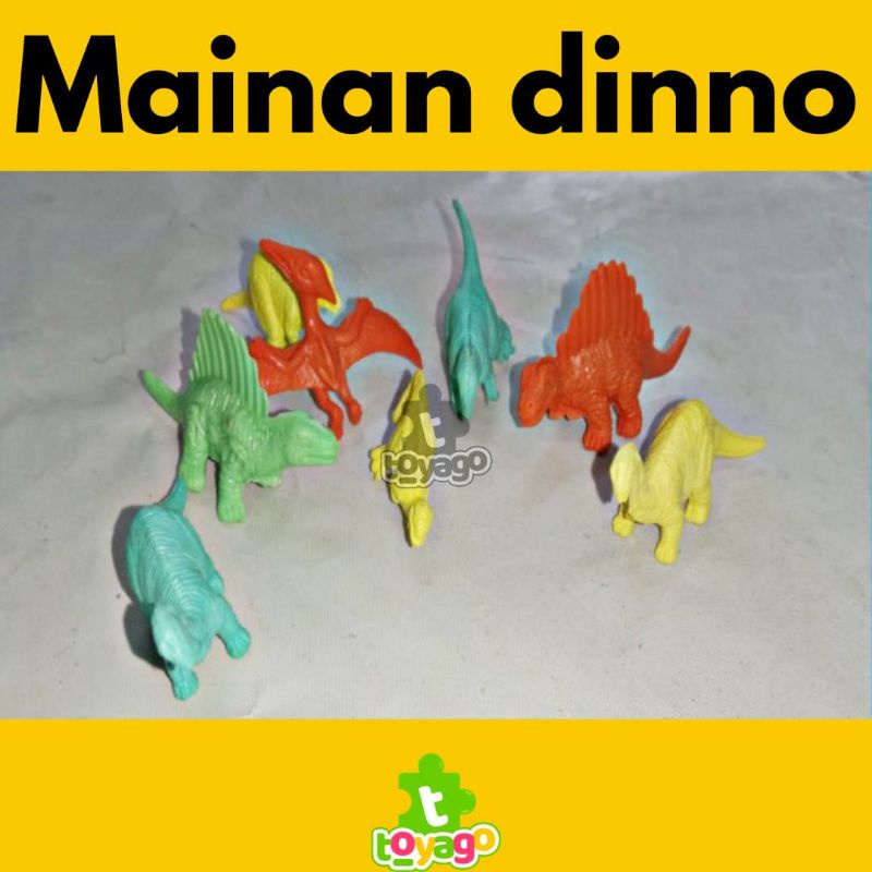 Mainan Dino Kecil isian kado Isi +-90 Pcs Grosir Murah