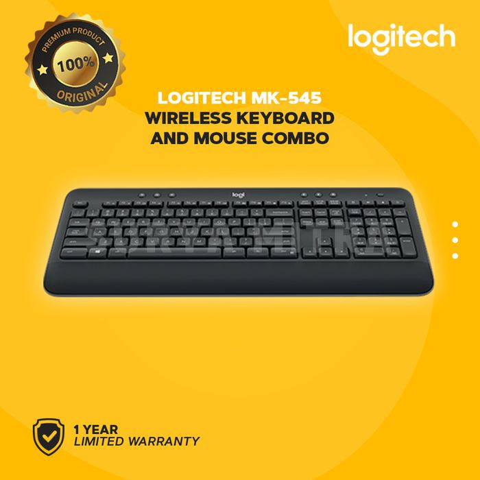 Keyboard Mouse Wireless Logitech MK545 / MK 545 Advanced Combo