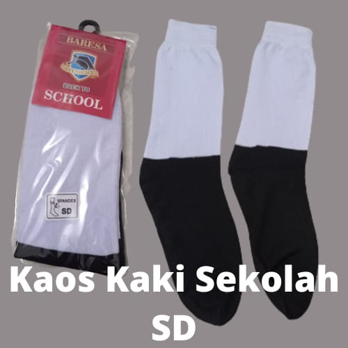 KAOS KAKI SD SMP SMA HITAM PUTIH / Kaos Kaki Anak Sekolah