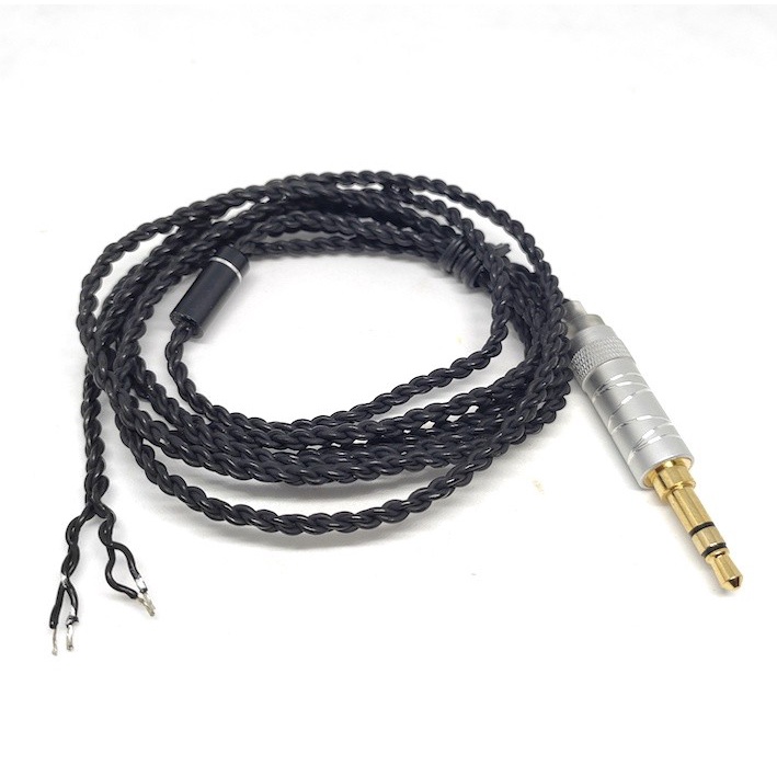 Clear Stock HiFi Silver Plated Crystal Copper Audio Cable Replacement