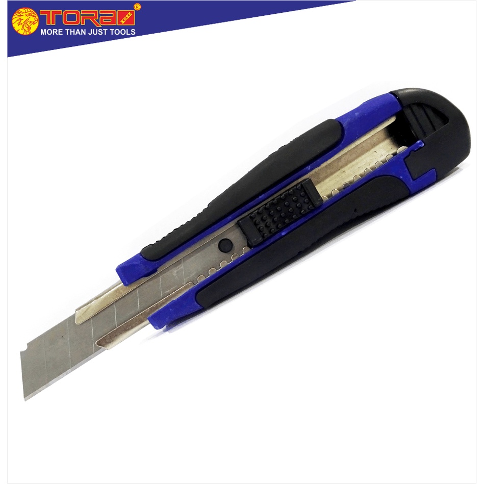 

TORA Pisau Cutter 3 Blade Gagang Biru 18mm KC286