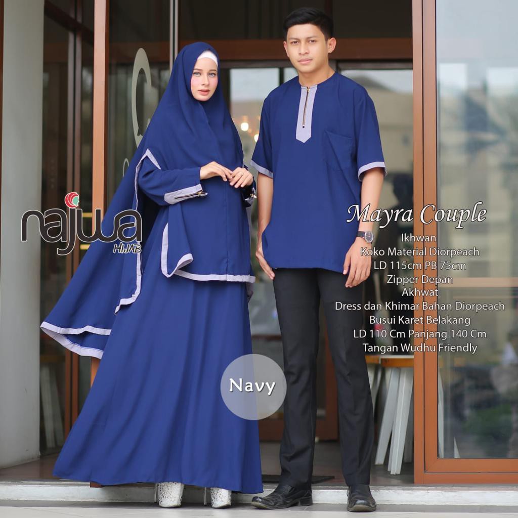 Mayra Couple By Najwa| Suplier Hijab Solo| Grosir