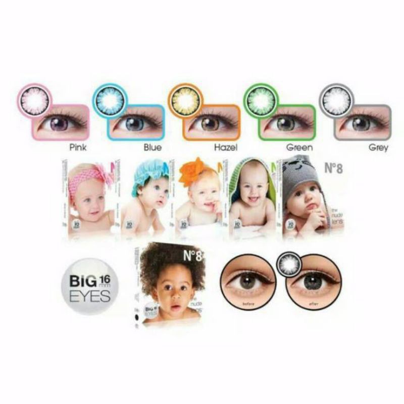 {BISA COD} SOFTLENS ICE N8 BY EXOTICON NORMAL &amp; MINUS -0.50 SD -2.00