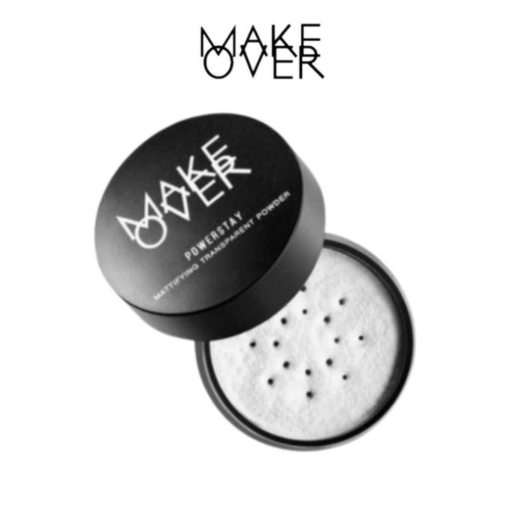 ★ BB ★ MAKE OVER Powerstay Mattifying Transparent Powder 11 g - Bedak Tabur | MakeOver Loose Powder