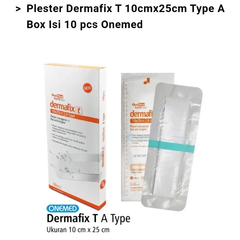 One Med Demafix - Plester Luka Pad Anti Air Transparan