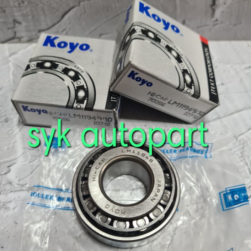 BEARING LM 11949/10 KOYO /Bearing depan luar kijang 5k/7k