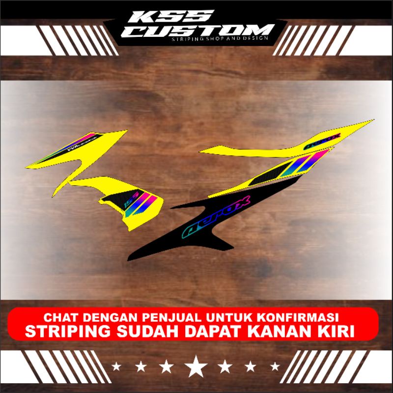 STRIPING AEROX 155 VARIASI - STRIPING AEROX OLD VARIASI - STRIPING AEROX NVX - STRIPING AEROX MALAYS