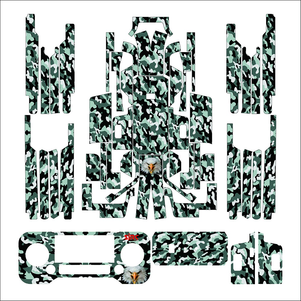 camoflage SJRC F11 4k skin