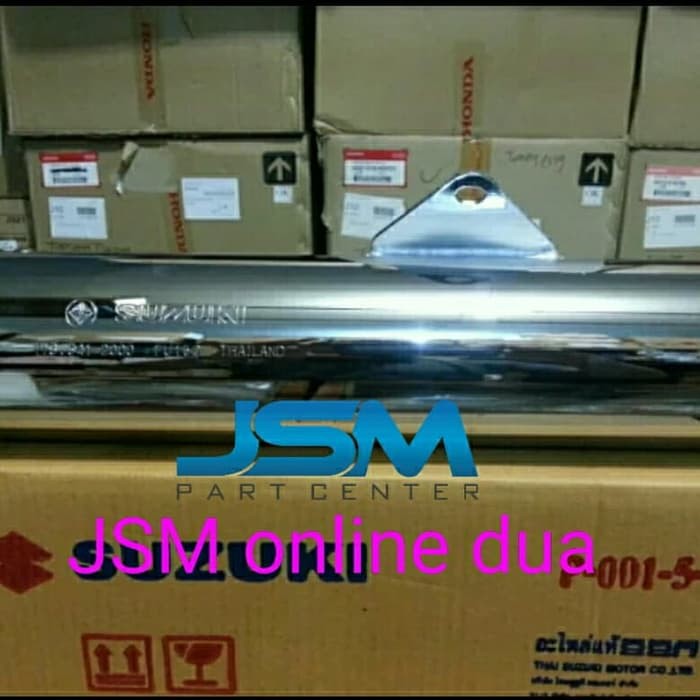 KNALPOT SATRIA FU 150 ORI SGP LAMA 14310B25G00N000 ORI ORIGINAL