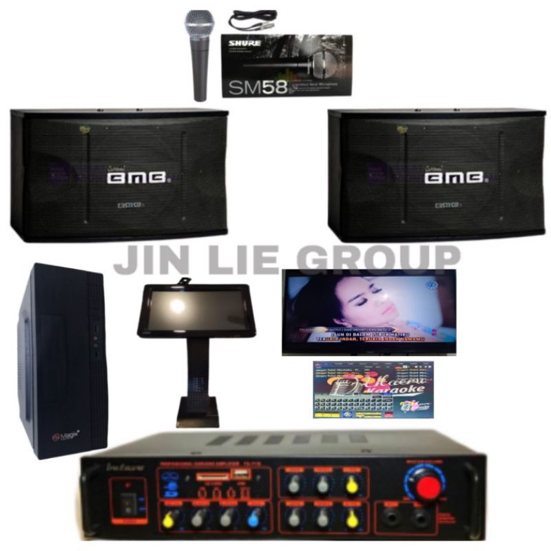 PROMO PAKET SOUND BMB 10 INCH KARAOKE PC PLUS MONITOR TOUSCREEN KOMPLIT SIAP PAKAI
