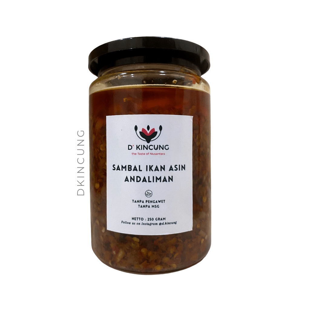 

Sambal Ikan Asin Andaliman D'Kincung 250 Gram