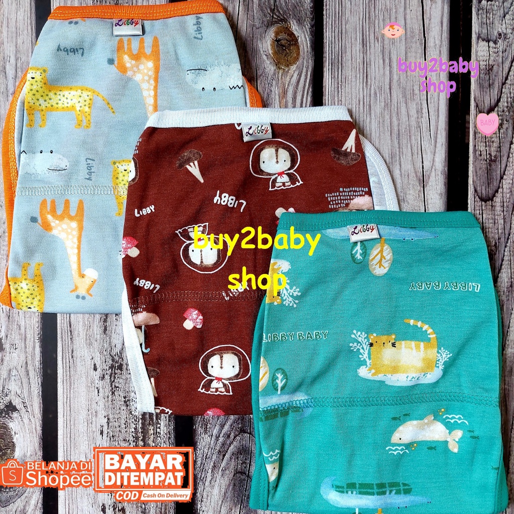 Libby Baby Popok bayi model tali all varian series 0-3 Bulan isi 3 PCS