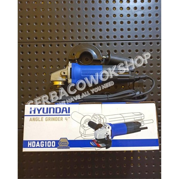 Hyundai Mesin Gurinda Gerinda Tangan Disc 4 Inch 650 Watt Termurah Berkualitas