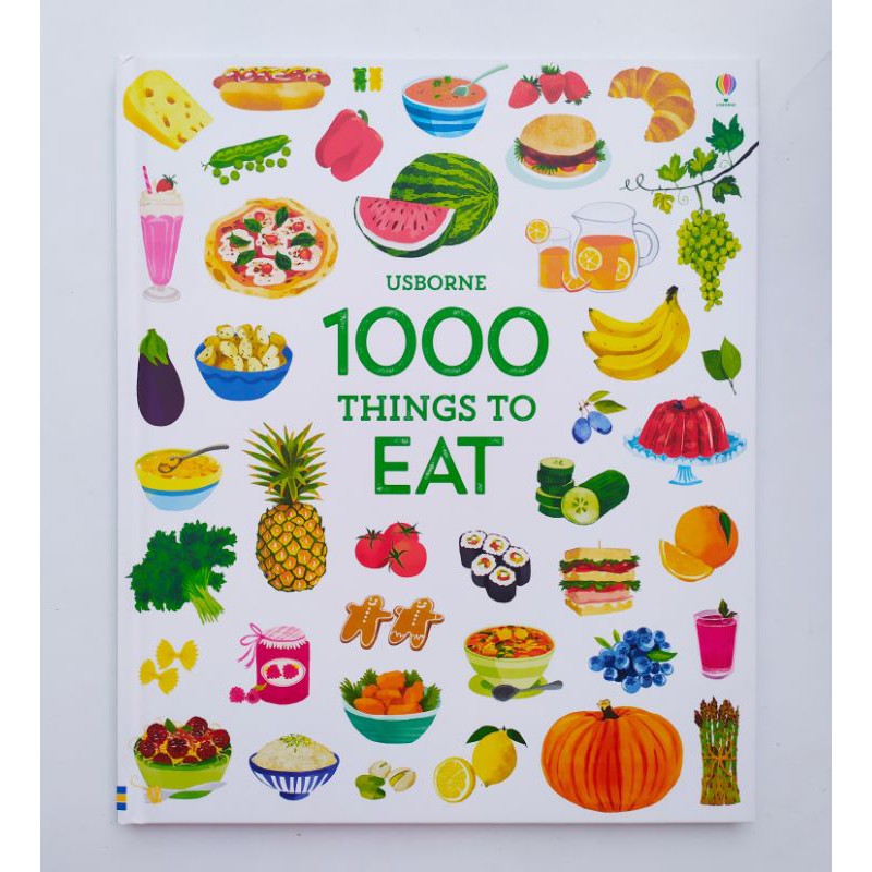 Usborne - 1000 Things to Eat (Illustrated Reference Book) Alfabetbooks (Hardcover)