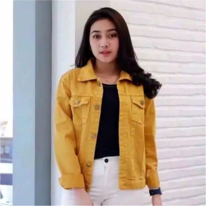  jaket  jeans wanita  Shopee  Indonesia