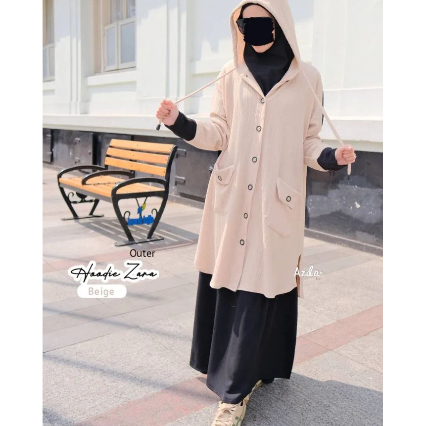 Outer Hoodie Zara l Khumaira Azda