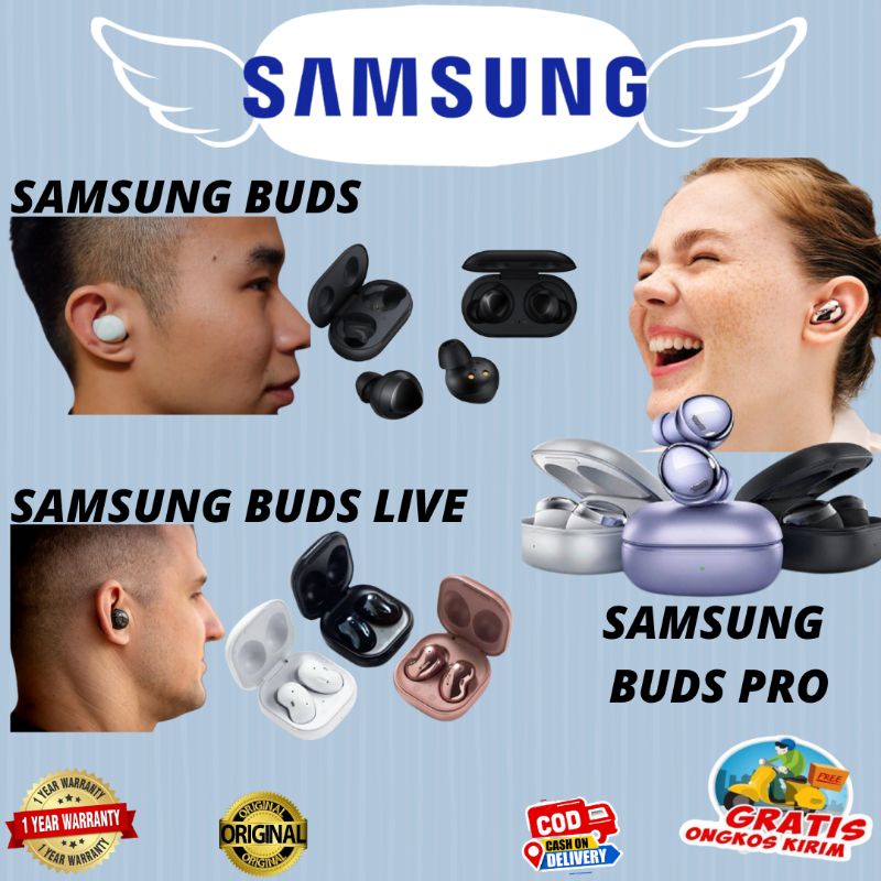 EARBUDS SAMSUNG BUDS+ | BUDS LIVE | BUDS PRO BARU ORIGINAL 100% GARANSI RESMI