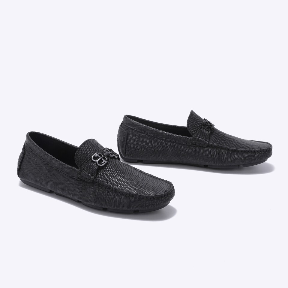 SEPATU PANSUS KULIT EVERBEST PRIA ORIGINAL LOAFER BRANDED HITAM EM60