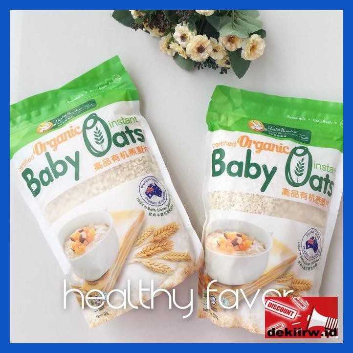 

T7Fje576- Health Paradise - Organic Instant Baby Oat 500 G (Prod Of Australia) U9Yktt6R-