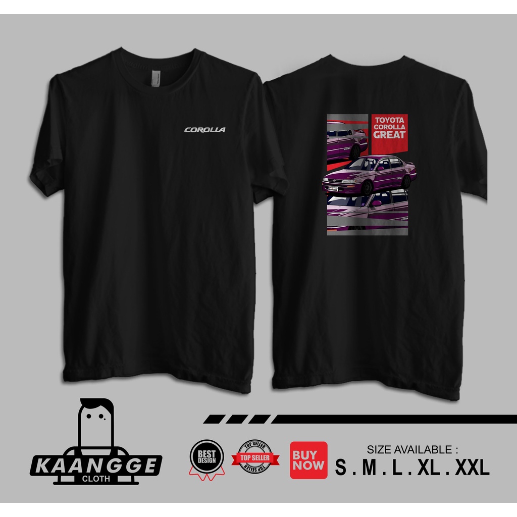 Kaos Toyota Corolla Great Baju Otomotif