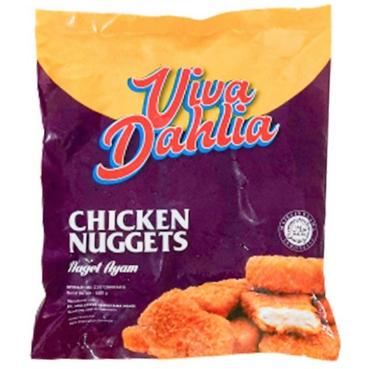 

VIVA DAHLIA CHICKEN NUGGETS NUGET AYAM 500 GR