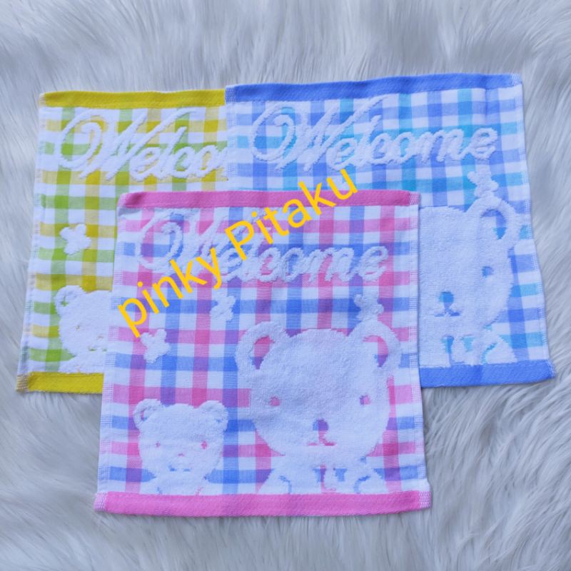 Sapu Tangan Handuk UK .25x25 motif lucu