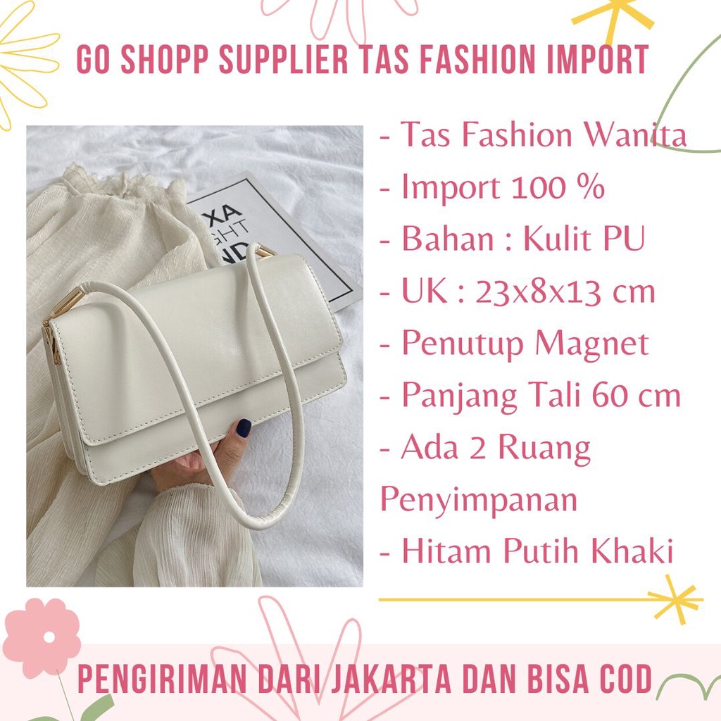 Tas Shoulder Bag Wanita Import Terbaru - Tas Bahu Selempang Fashion Korea - Tas Slempang Wanita Import - Tas Cantik Wanita Kekinian Terbaru [SL81]