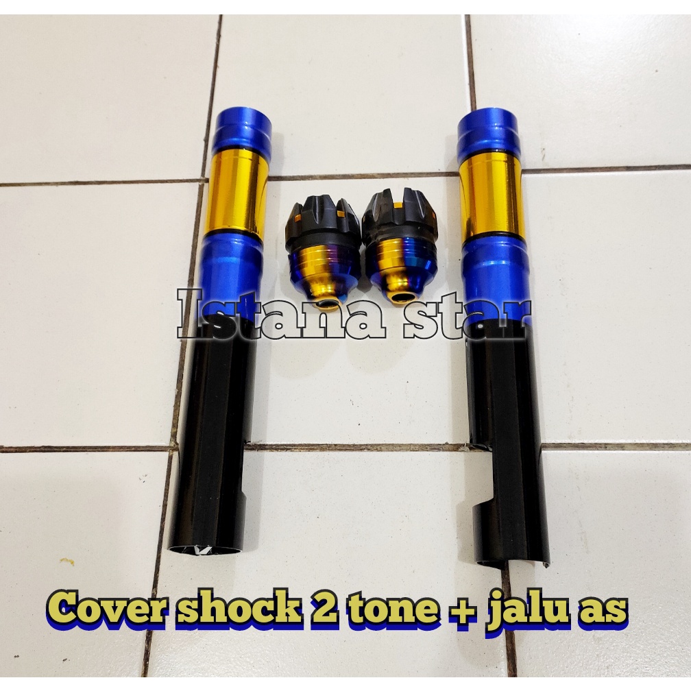 SET JALU AS + COVER SHOCK DEPAN BEAT VARIO SCOOPY SEMUA TAHUN HNDA- 2 tone