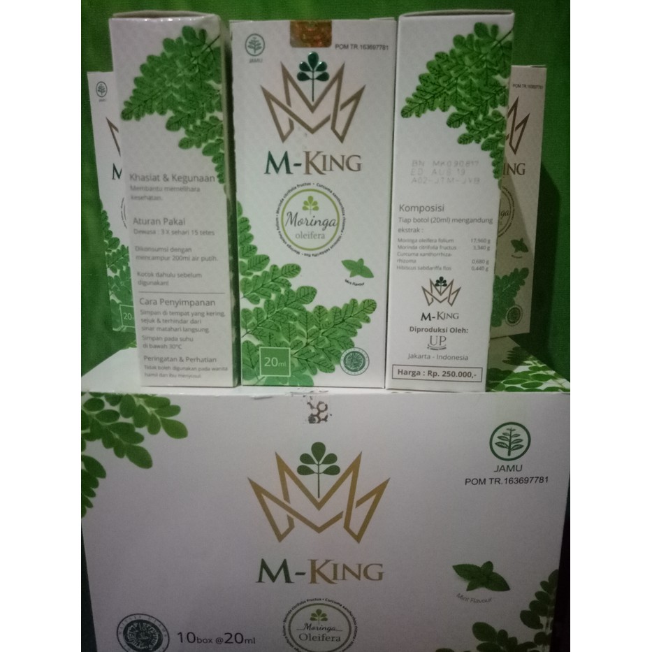 M KING / MKING / MORINGAKING / JAMU / Jamu Tetes / Moringa King - ju651