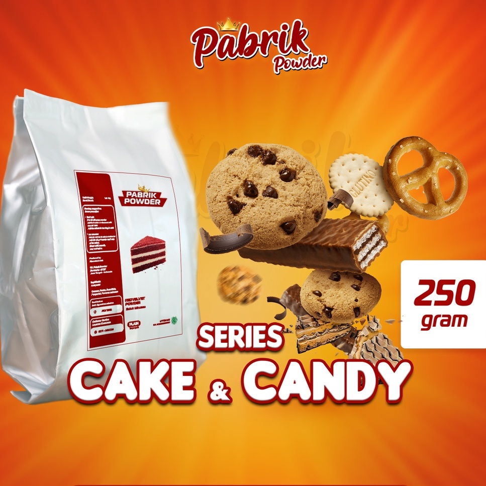 Powder Minuman Varian Cake &amp; Candy 250 gram