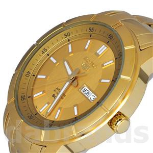 Seiko 5 Automatic SNKN62K1 Full Gold Polished - Jam Tangan Pria SNKN62