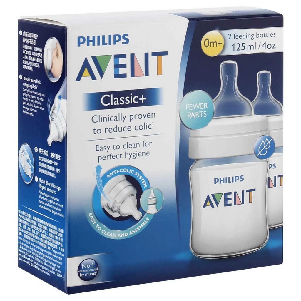 Avent Bottle Classic 125ml Twin