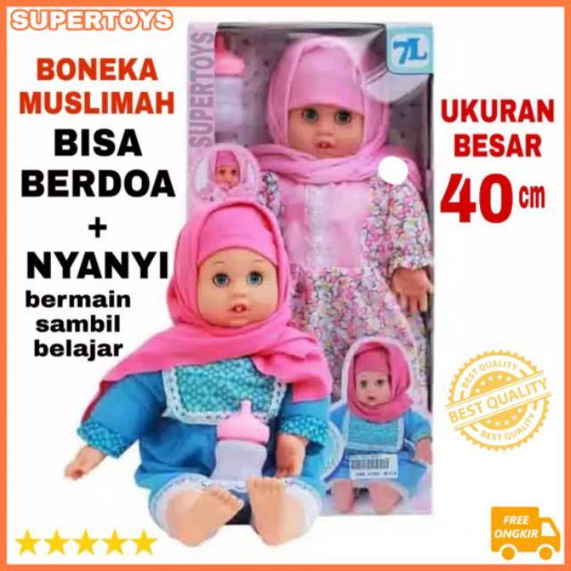 Boneka Muslimah Boneka Susan Jilbab Boneka Bisa Berdoa dan Nyanyi Boneka Bisa Bicara Boneka Hijab