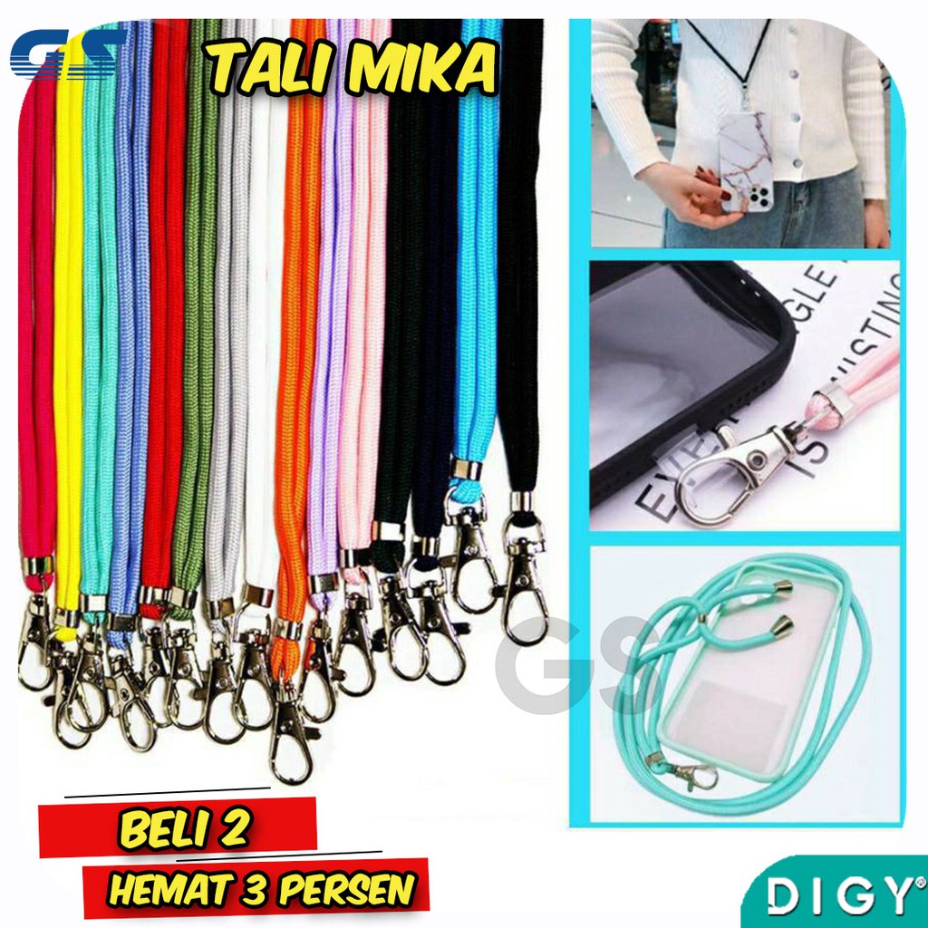 Strap Tali Lanyard Panjang NYLON PHONE STRAPS + Mur (Tidak Termasuk Case)Tali Gantungan Hp Universal