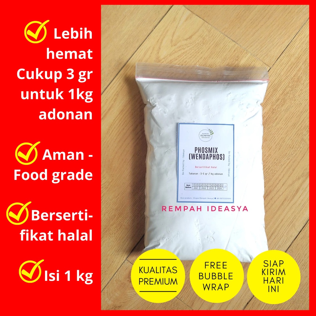 

1kg WendaPhos / Phosmix / Mixphos / Pengenyal Bakso / Sosis / Nugget / Siomay