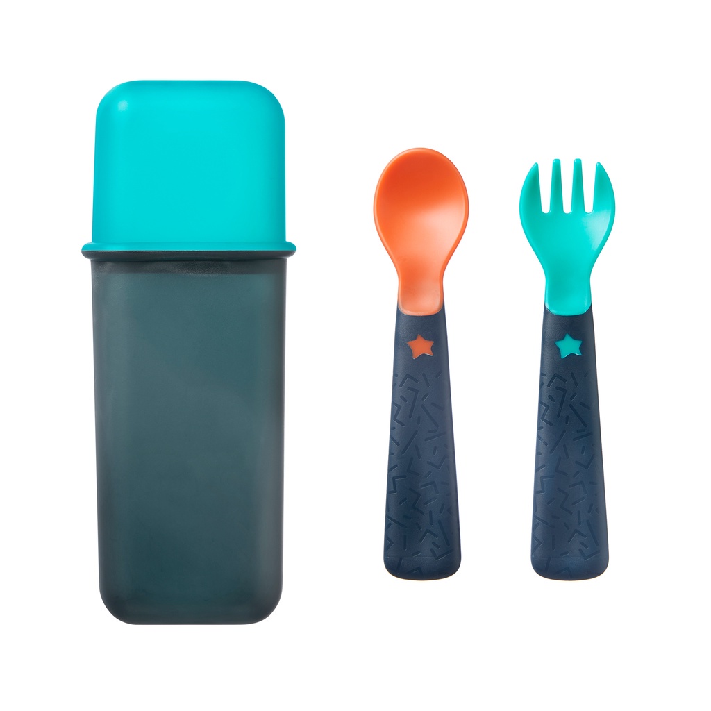 TOMMEE TIPPEE EASIGRIP TRAVEL CUTLERY SET