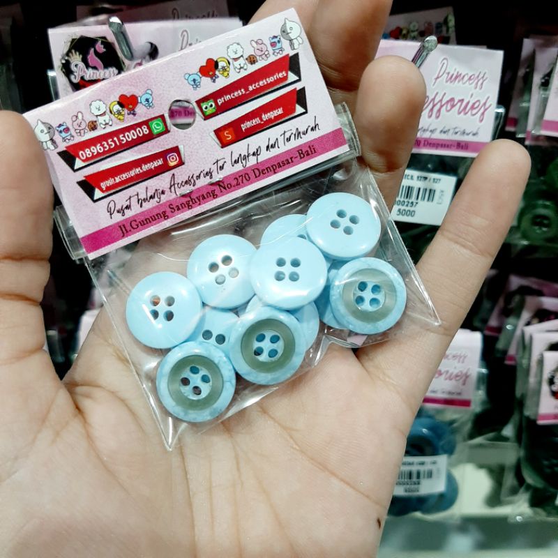 Kancing PKL 28 Kecil / Kancing Plastik /Kancing Baju /Kancing Kemeja /KancingMotif